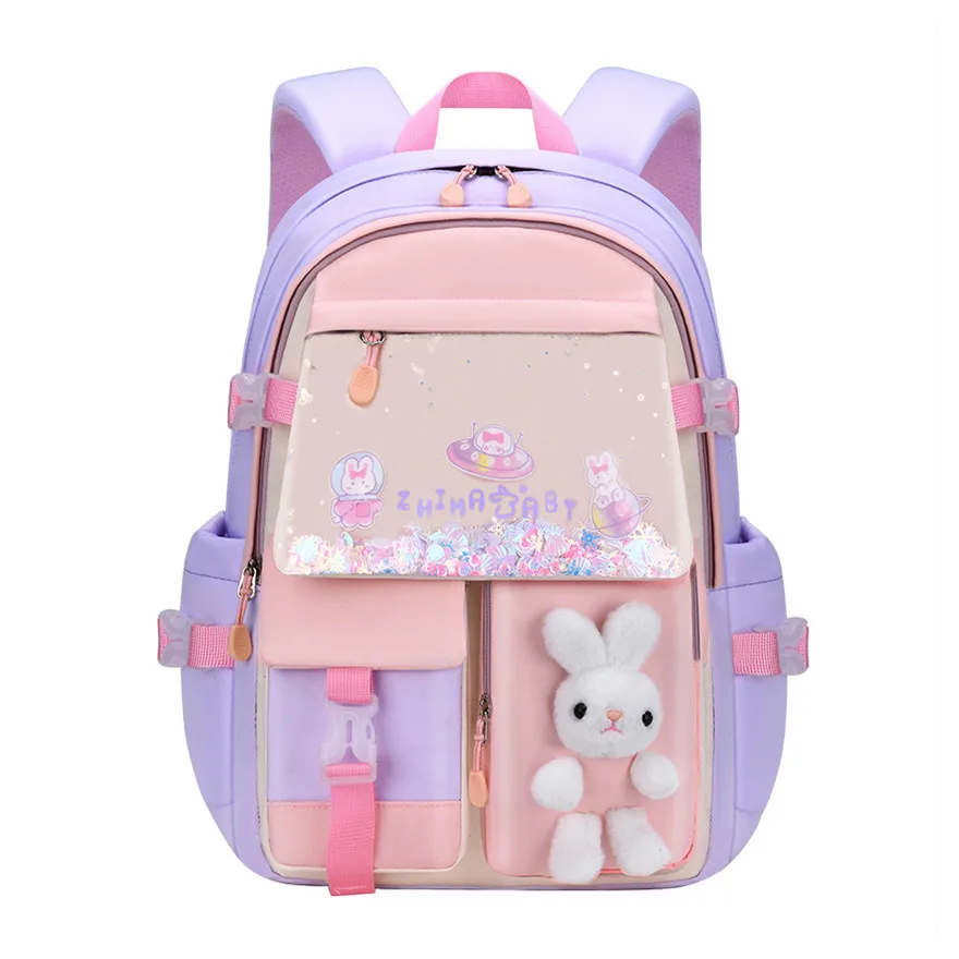 cute school backpack girls schoolbag waterproof book bag student backpack with many pockets elementary school bags for children 1