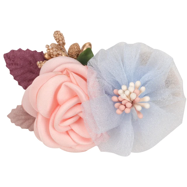 2022 New Chiffon Flower Hair Clips Pins Accessories Cute Hair Clips Pins for Baby Girls Toddlers Hairpin Kids заколка для волос 42