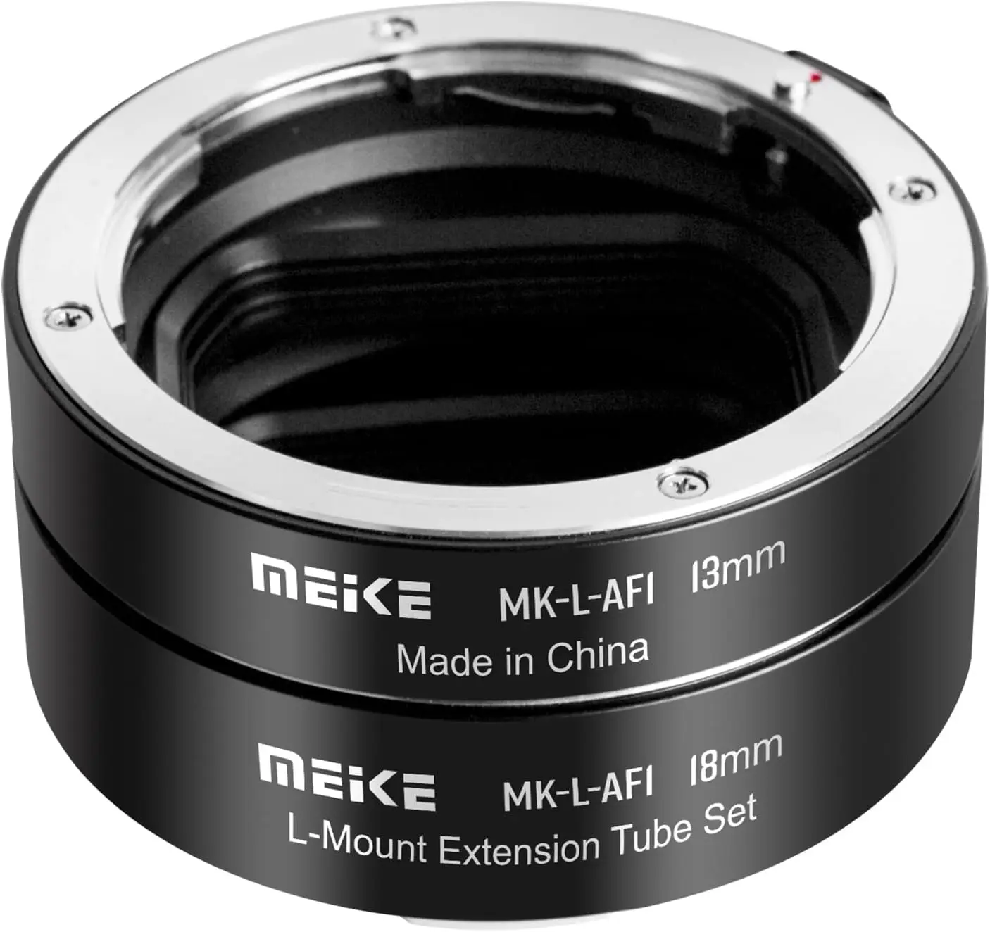 Meike MK-L-AF1 AF макро удлинительная трубка, твердый металлический байонет 13 мм 18 мм для Pan/Lumix/Leica/Sigma L-Mount S1 S1H S5 S1R SL SL2 FPL