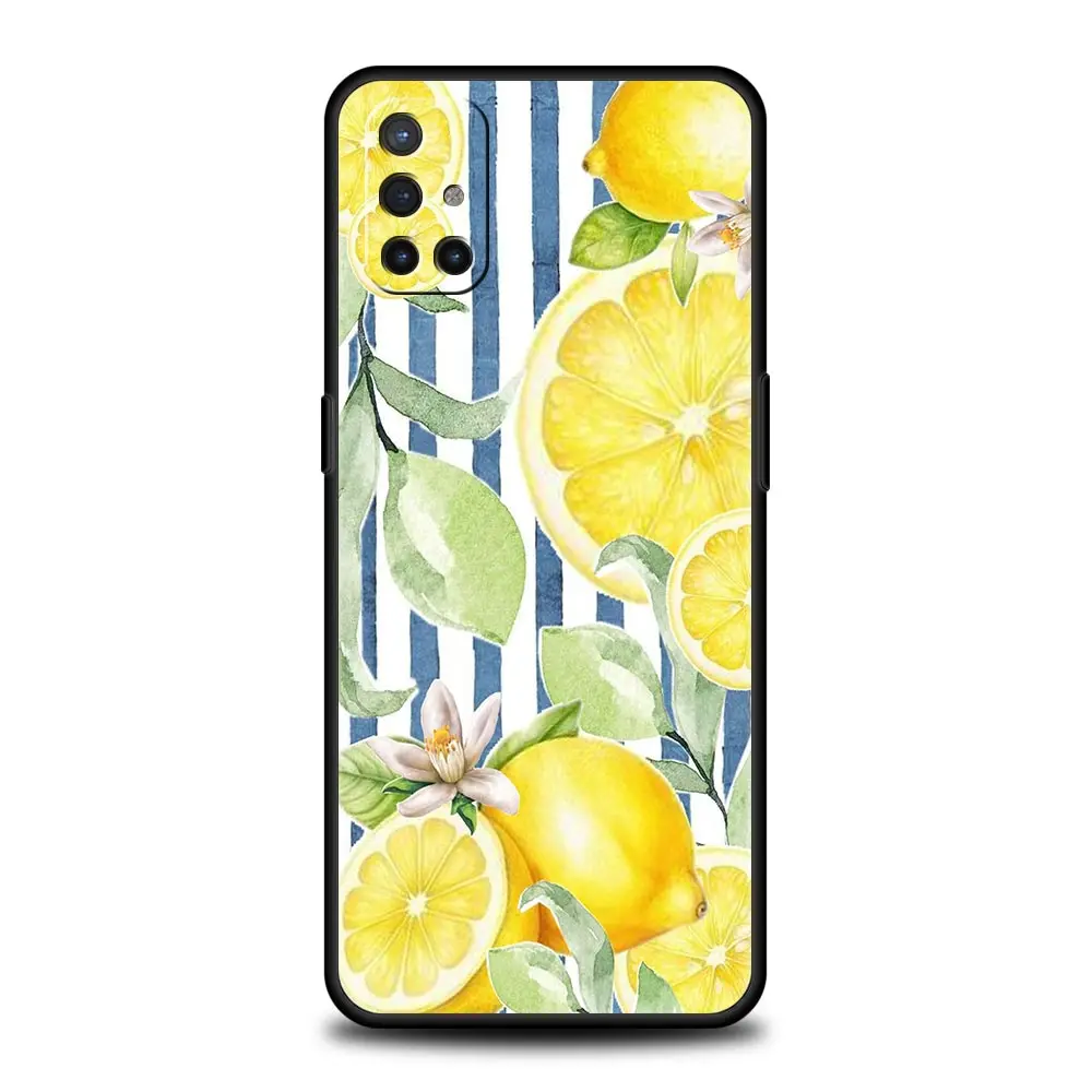 Vibrant Summer Fruits Lemon Print Phone Case Cover