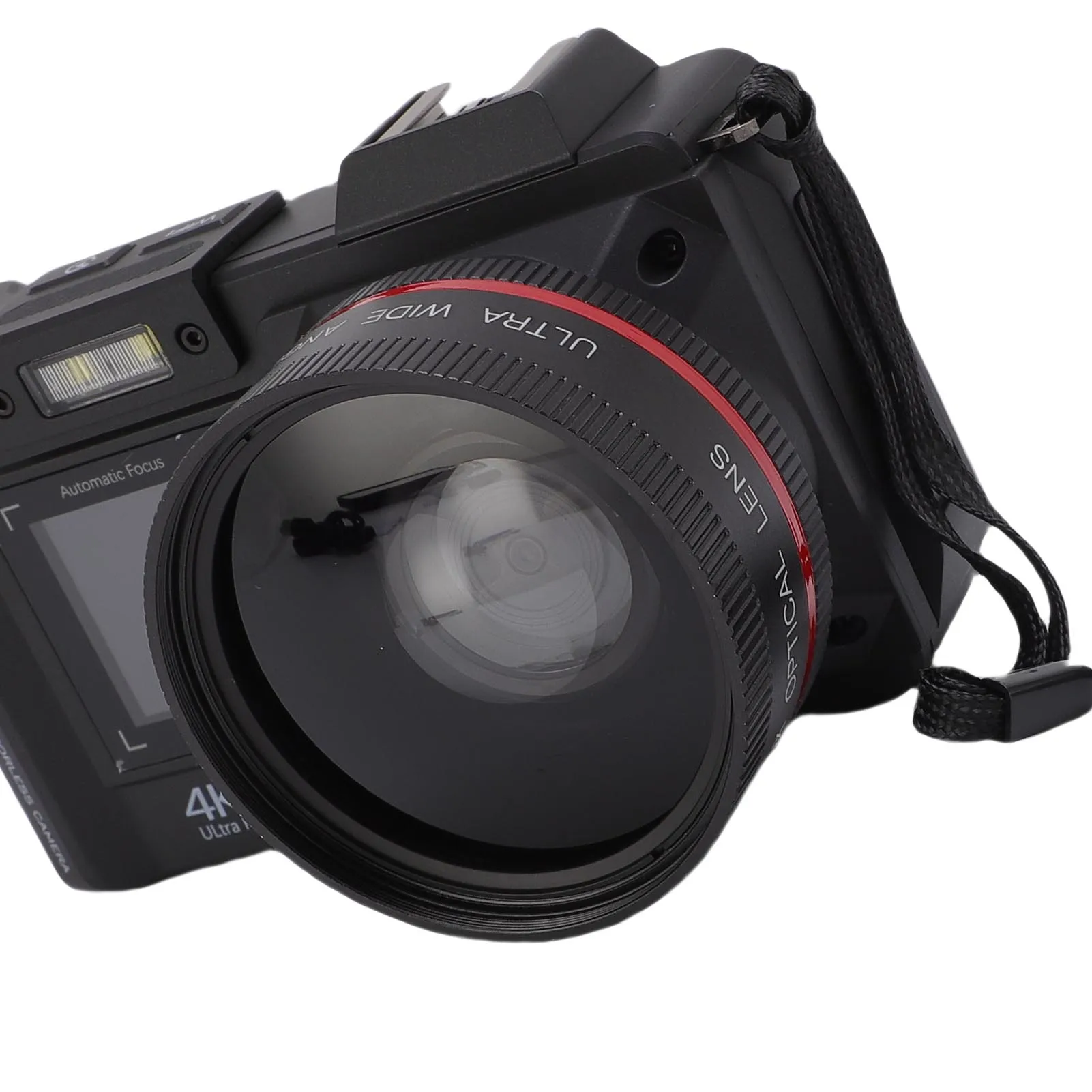 Digital Camera 4K 70MP 50X Zoom Auto Focus Wide Angle F1.8 DSLR Camera With Double Screen Flash for Travel 4K Digital Camera