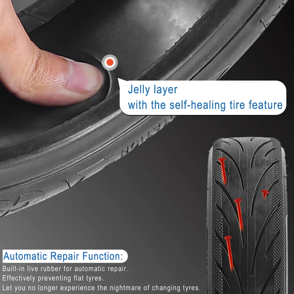 10x2,5 Tubeless Reifen für Ninebot Roller F2 F2Plus F2Pro F30D F40D Elektrische Roller Vorne Hinten Rad Ersatz reifen Teile – Detail 25