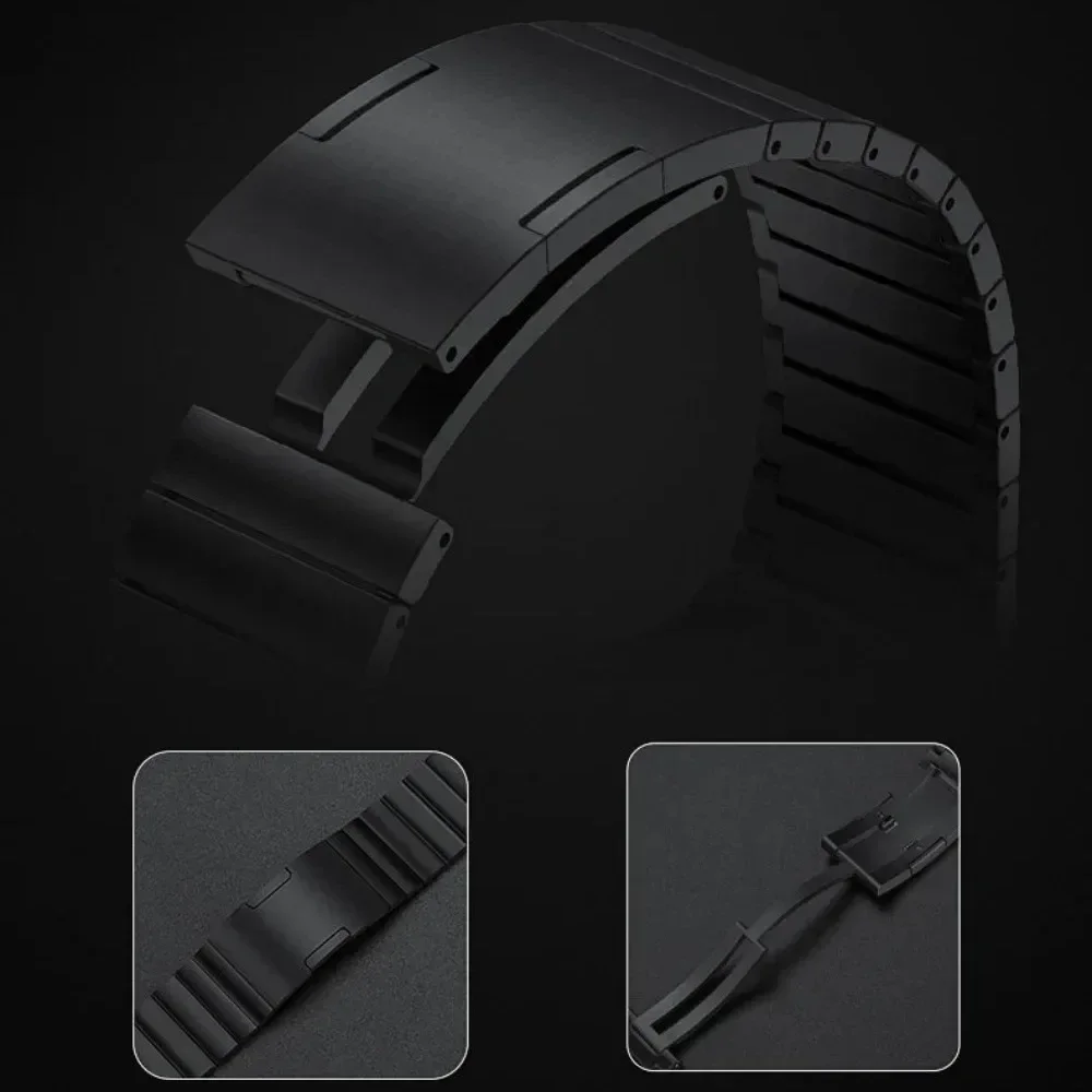 Premium 22mm Quick-Release Titanium Strap with Stainless Steel Bracelet