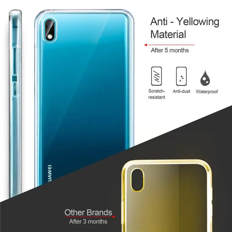 360° Full Body Clear Hybrid Protective Case
