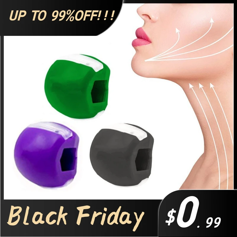 New 50 Pounds Masseter Muscle Ball Jaw Trainer Masticator Facial Muscle