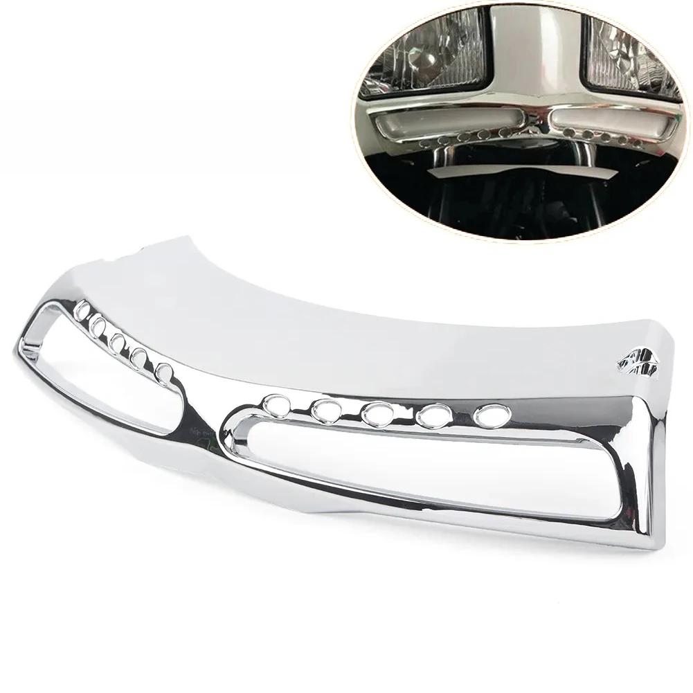 

Chrome Motorcycle Headlight Lower Grill Trim Decoration Parts For Honda GL1800 GL 1800 Goldwing Gold Wing 2001-2011
