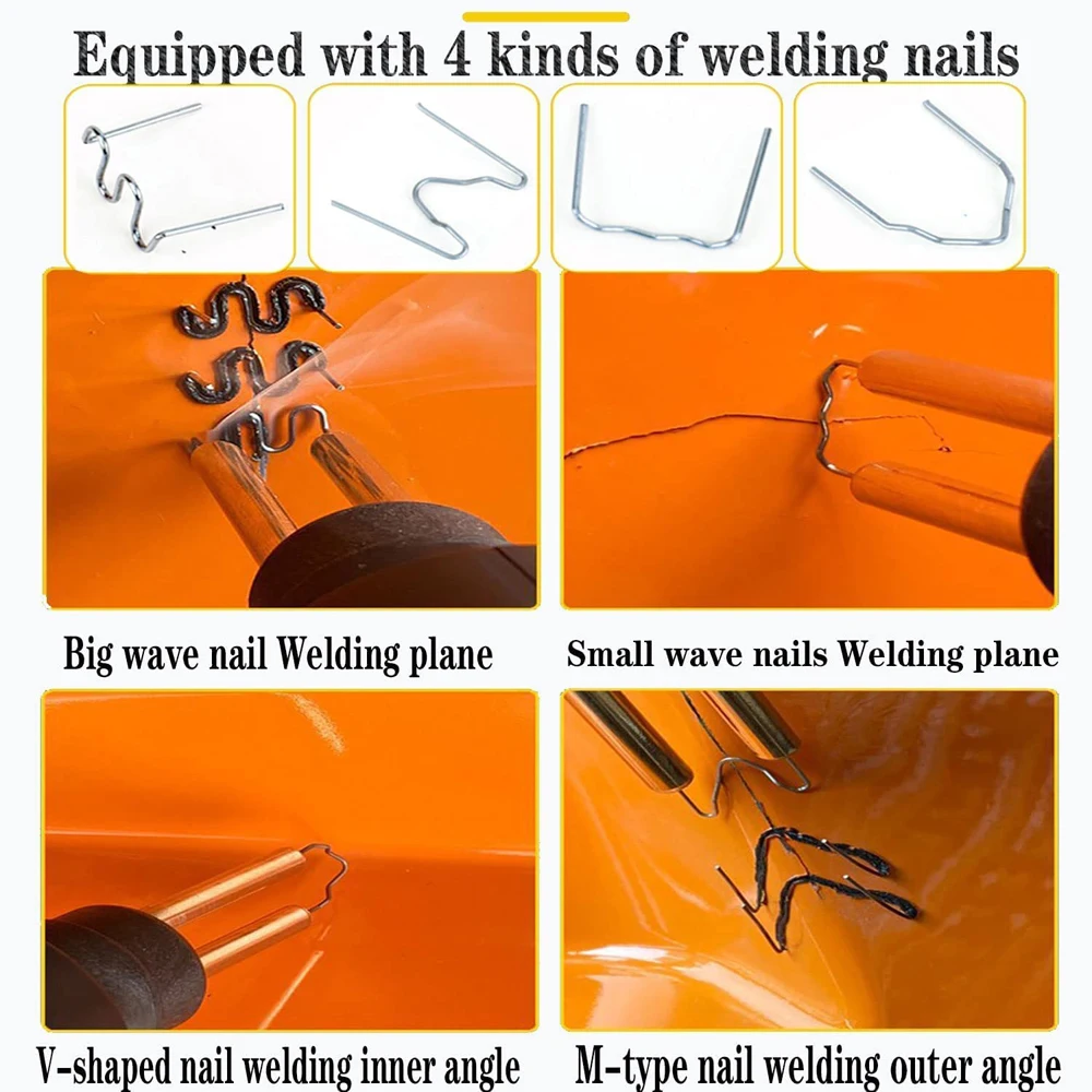 70W HOT Stapler Plastic Welder Heat Gun Plastic Welding Machine Bumper Soldering Iron Staples Bumper Repair Car Tools Kit rework station