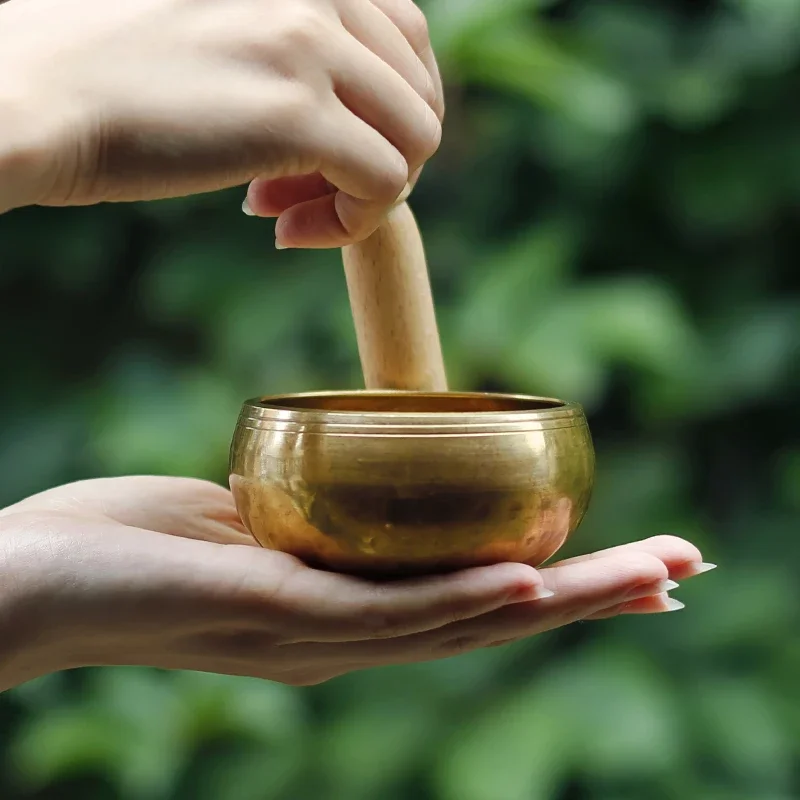 Creative Nepal Handmade Tibetan Singing Bowl Set, Decorative Wall-dishes, Resonance Healing Meditation, Chakra Singing Bowl