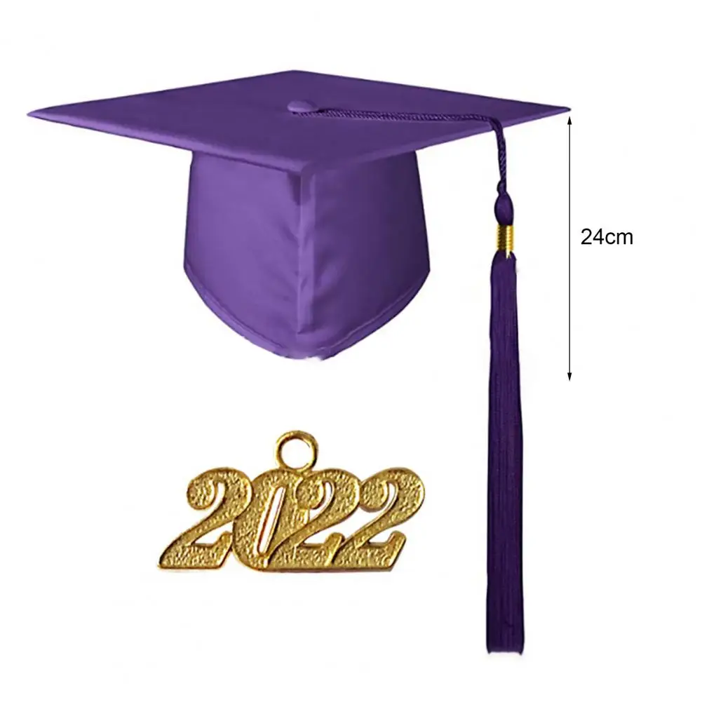 Bachelors Master Doctor Academic Hat Mortar Board Graduation Cap Memorable Fabric Coloful Graduation Hat With Tassel For Student