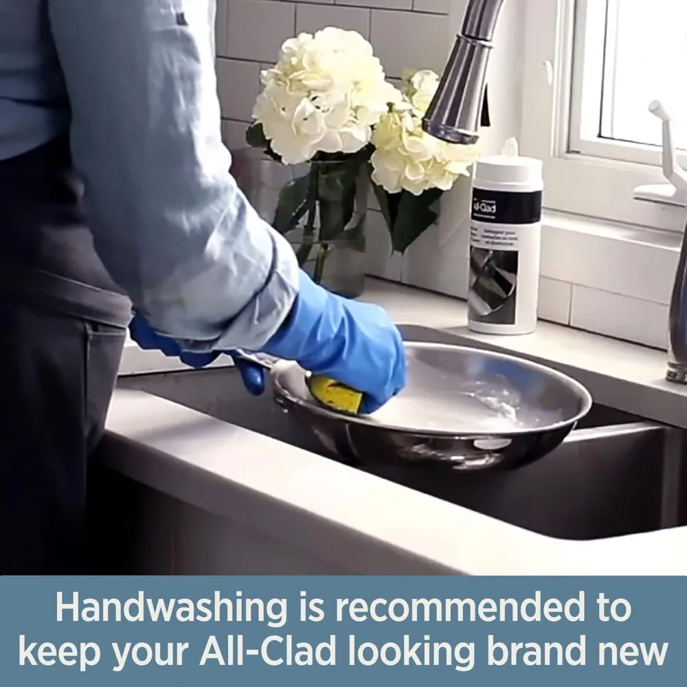 All-Clad D3 3-Ply Stainless Steel Non stick Fry Pan 12 Inch, Induction Compatible, Oven Broiler Safe 500F Nonstick Skillet, Kitc