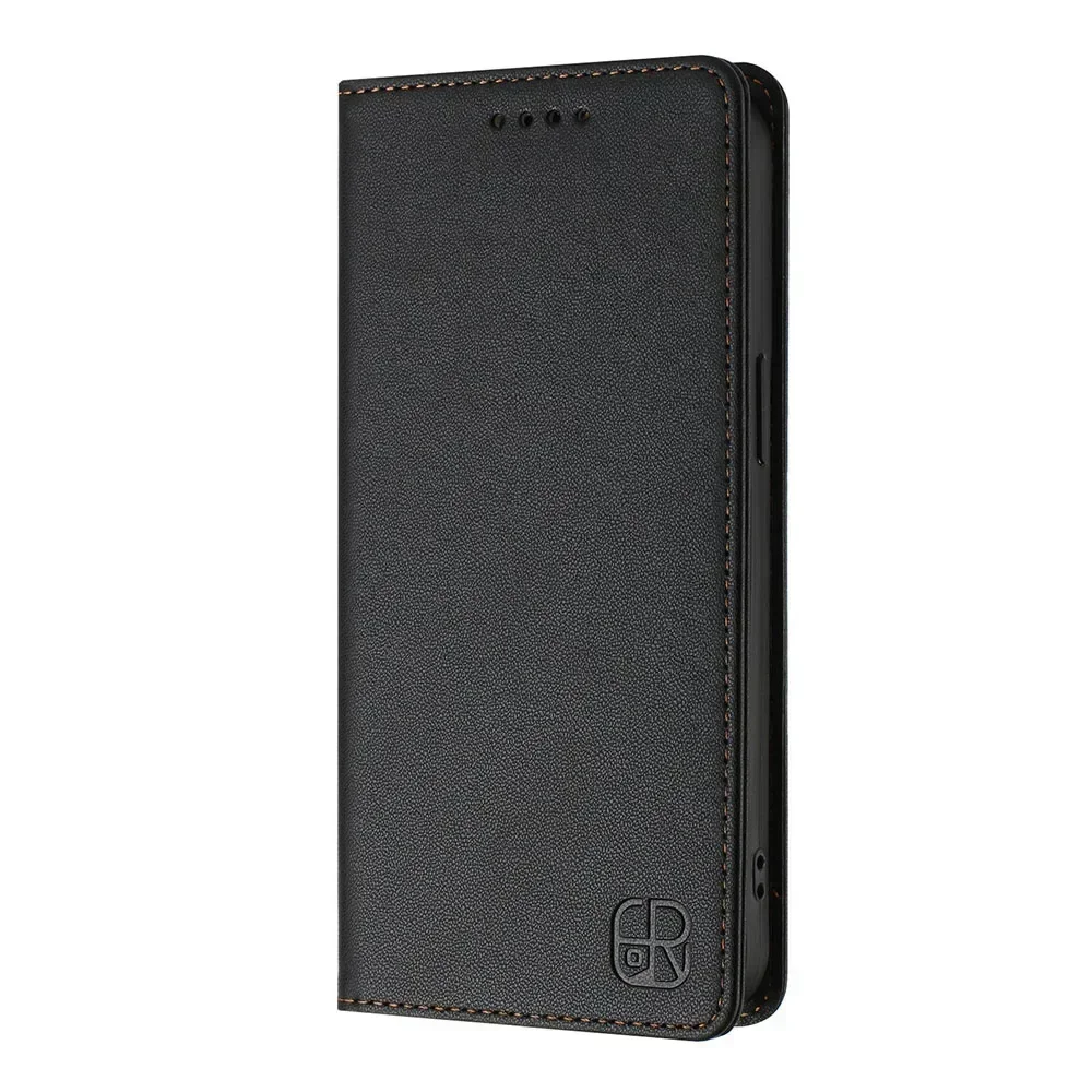 Premium Magnetic Leather Flip Wallet Case - Stylish Protective Cover