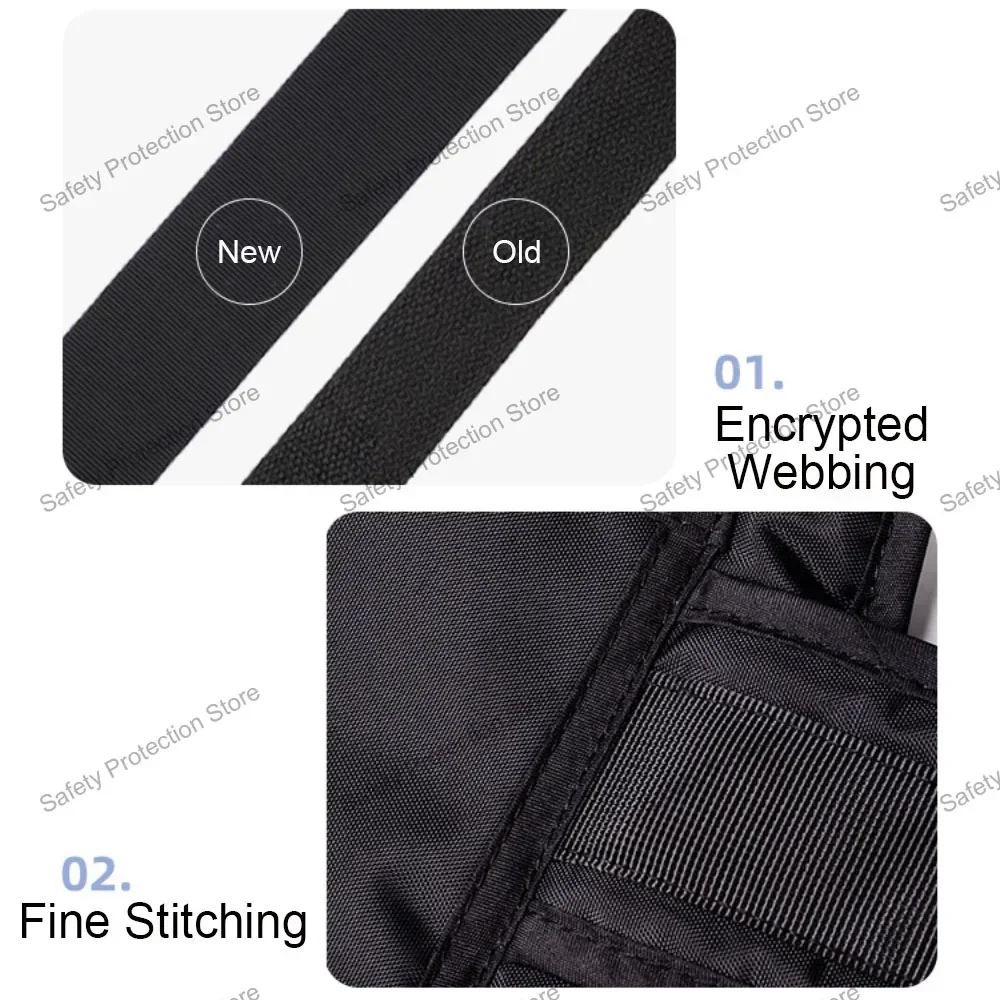 Kids Adjustable Motorcycle Safety Belt Child Reflective Front or Rear Seat Safety Belt Motorcycle Breathable Anti-Drop Harness safety harnesses