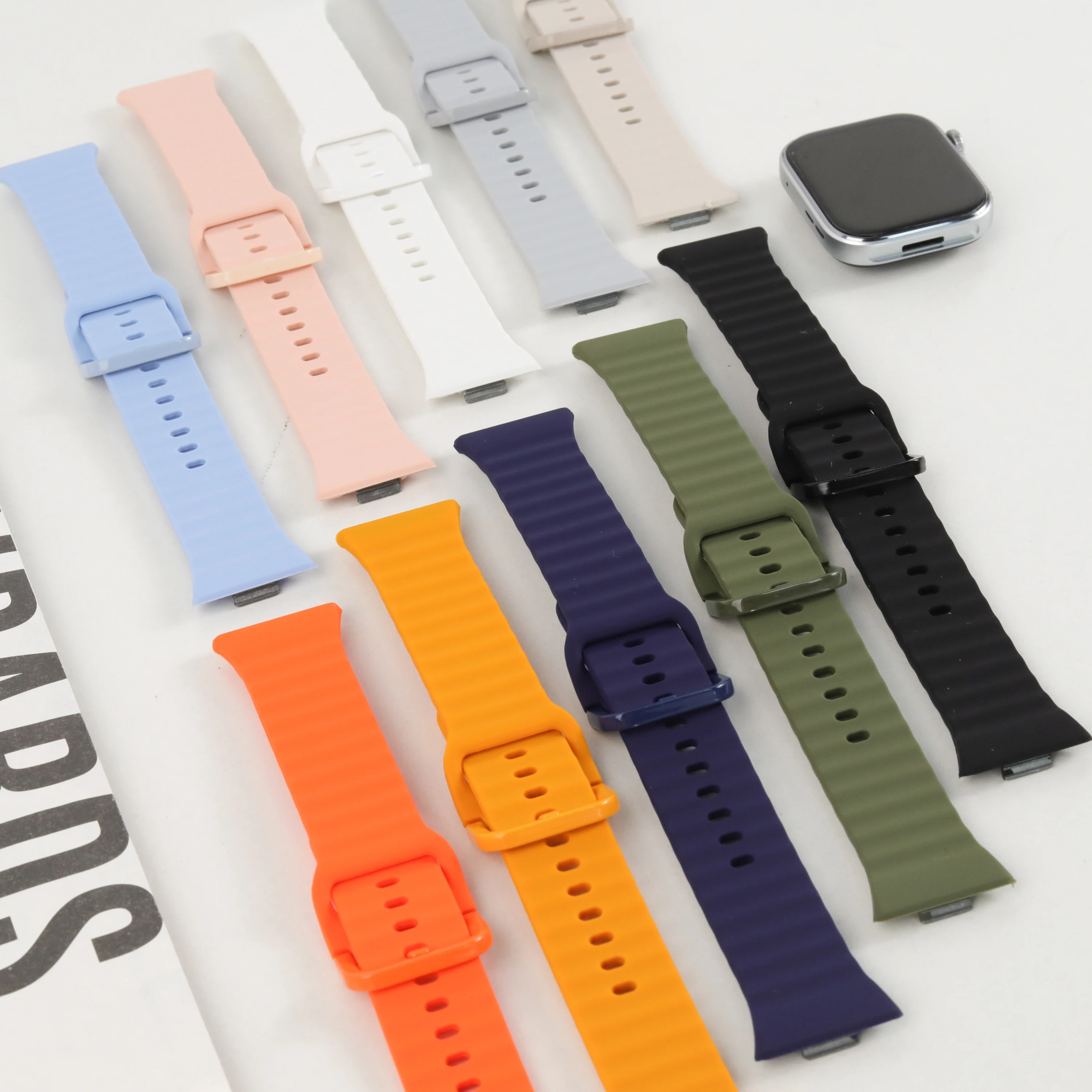 Silicone Sport Replacement Watch Strap - Premium Wristband Accessory