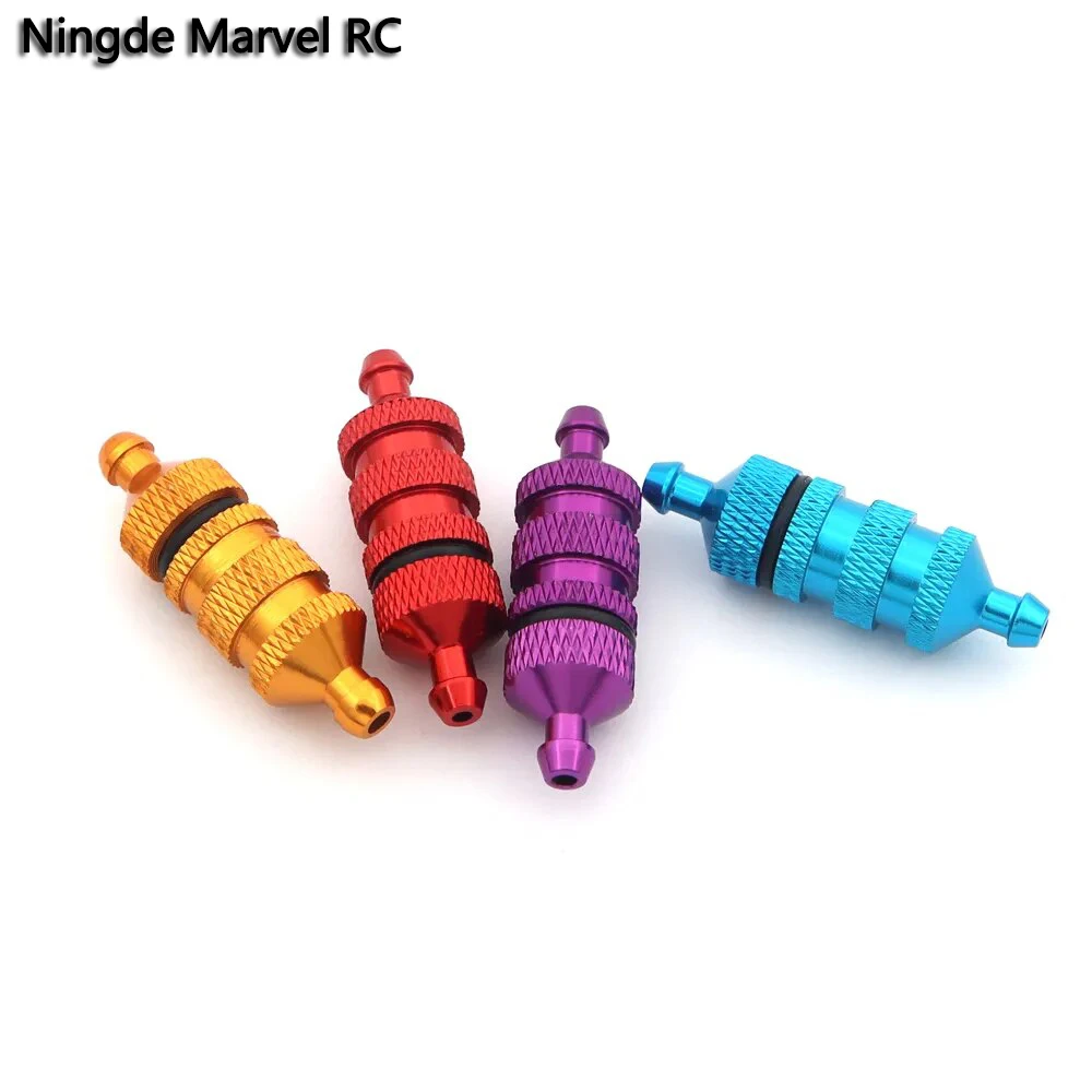 알루미늄 RC 자동차 연료 필터, Nitro 1/8 1/10 예비 부품, HSP 레이싱 02156, HSP 94122 94188 Traxxas TRX4, 1 PC 