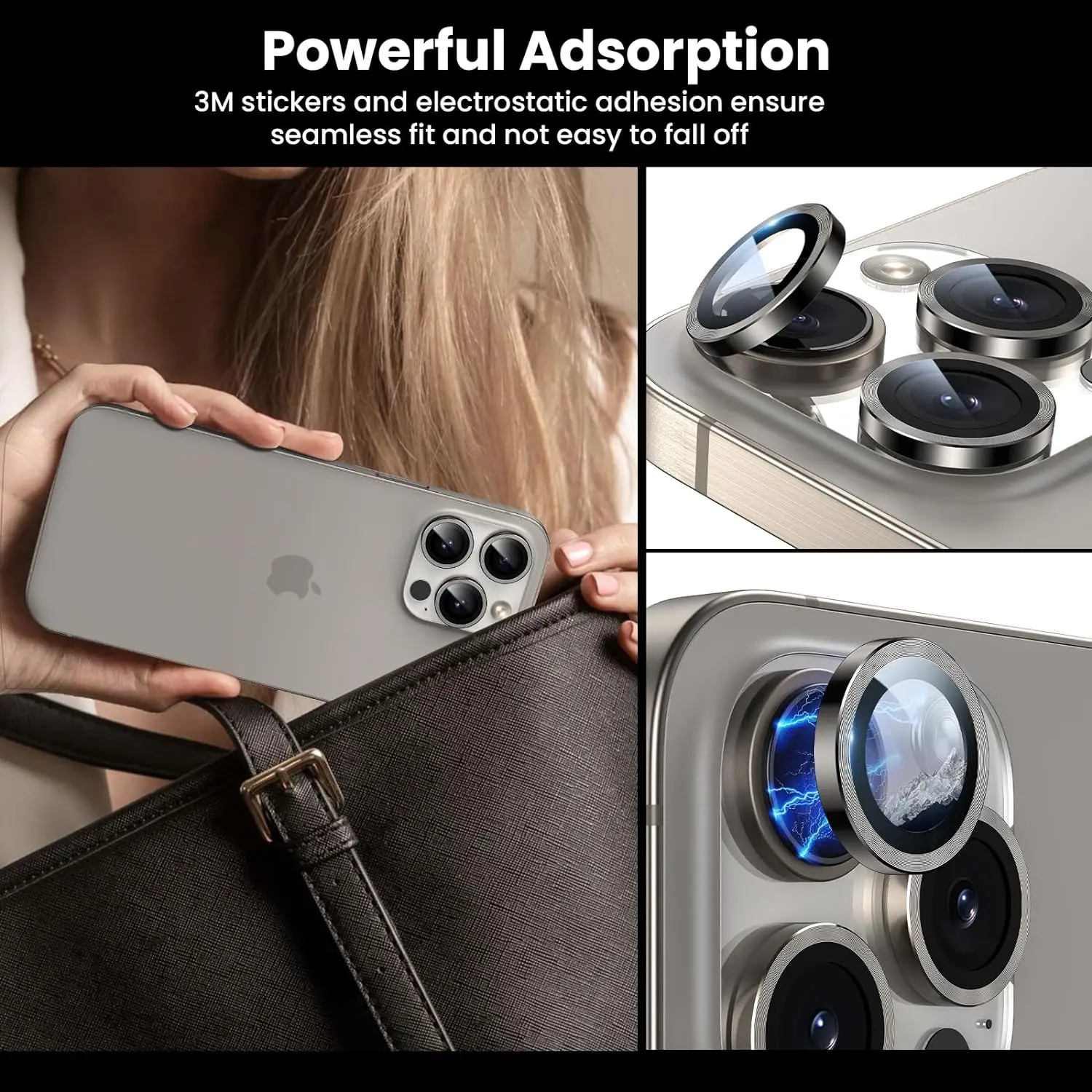 Premium Camera Lens Protector Cover - Enhanced Phone Protection Accessory
