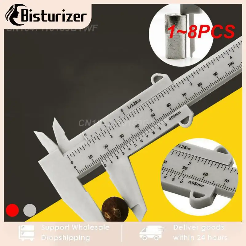 

1~8PCS Portable Plastic Eyebrow Measuring Vernier Caliper Tattoo Caliper Ruler Plastic Makeup Measurement Tools