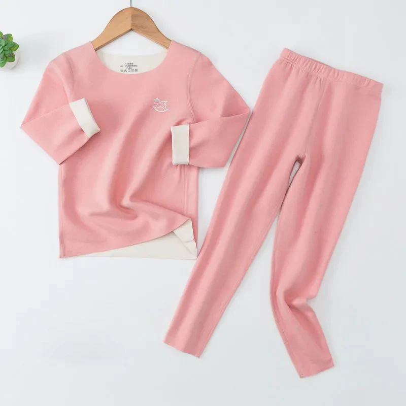 Winter Baby Thermal Underwear Children Clothing Sets Seamless Underwear For Boys Girls Clothing Autumn Kids Clothes TZ702