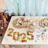 Fillable Number Charcuterie Tray Wooden Food Tray 2025 Number Set Grad Decorations Snack Trays Graduation Party Supplies Cake 3