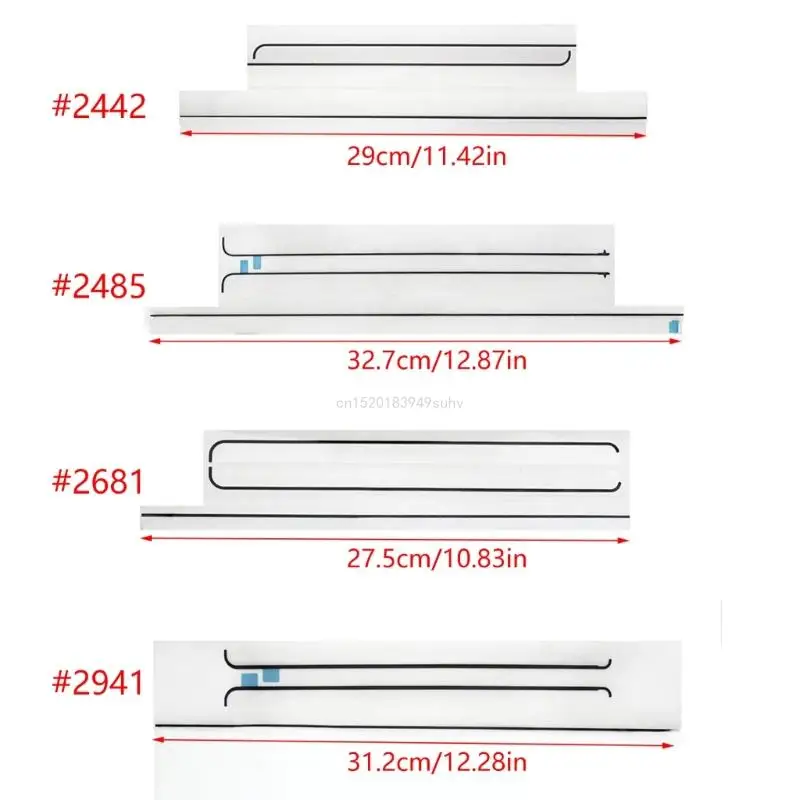Double Sided Tape High Adhesion for Notebook LCD Screen Repair For Notebook A2442/A2485/A2681/A2941 LCD Adhesive Strips