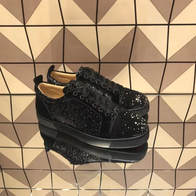 black red bottoms mens