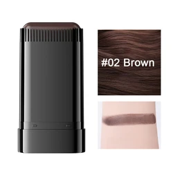 Versatile Gray Hair Concealing Stick - Instant, No - Mess Color Solution (02 Brown)
