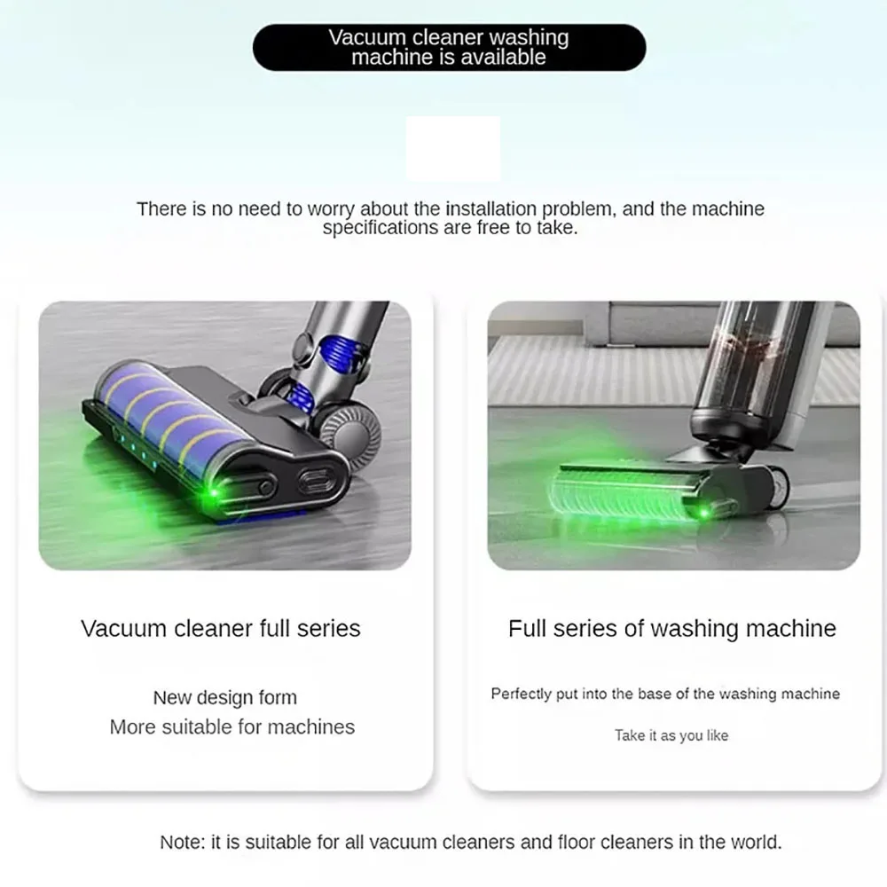 Universal Vacuum Cleaner LED Laser Light Attachment for Pet Hair and Dust Removal