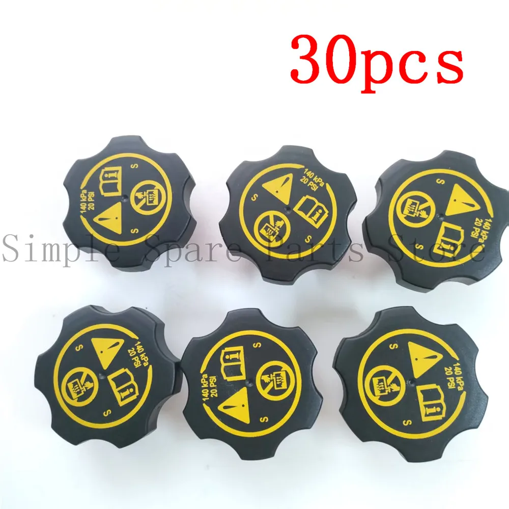30PCS Original Engine Radiator / Coolant Recovery Tank Cap OEM# 13502353 13598760 316702182 For Chevrolet Cruze