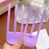 Korean Fluffy Hair Roots Clip Purple Hairs Styling Tool Fork Comb Hairdressing High-top Artifact Wind-shaped Comb Shaping Tools 5