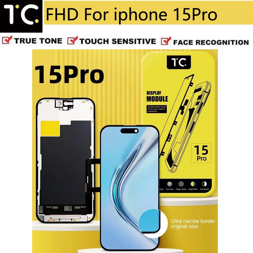 Schermvervangingsset voor iPhone 15 Pro Max 6,7 inch lcd-display