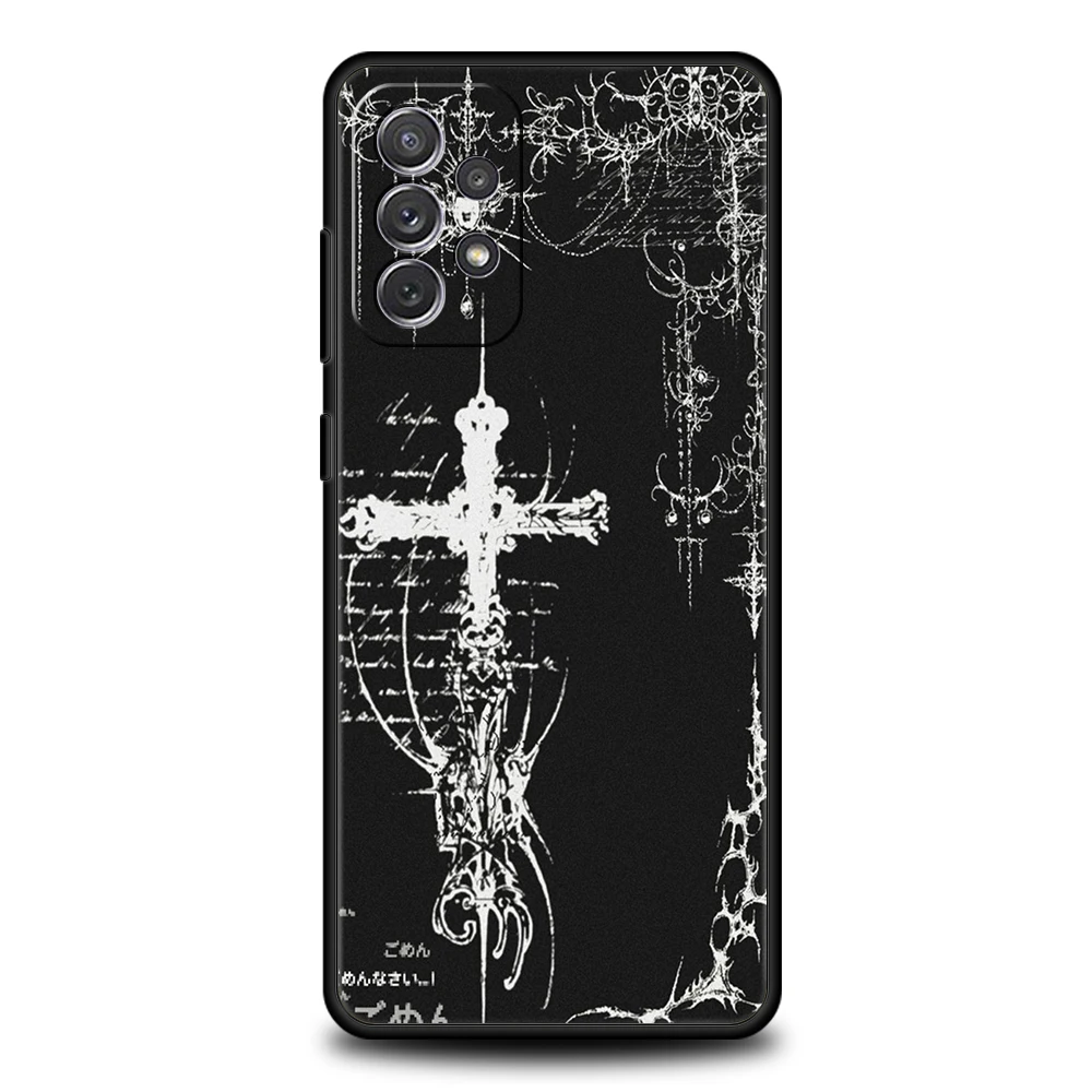 Cyber Sigil Cross Line Soft TPU Phone Case