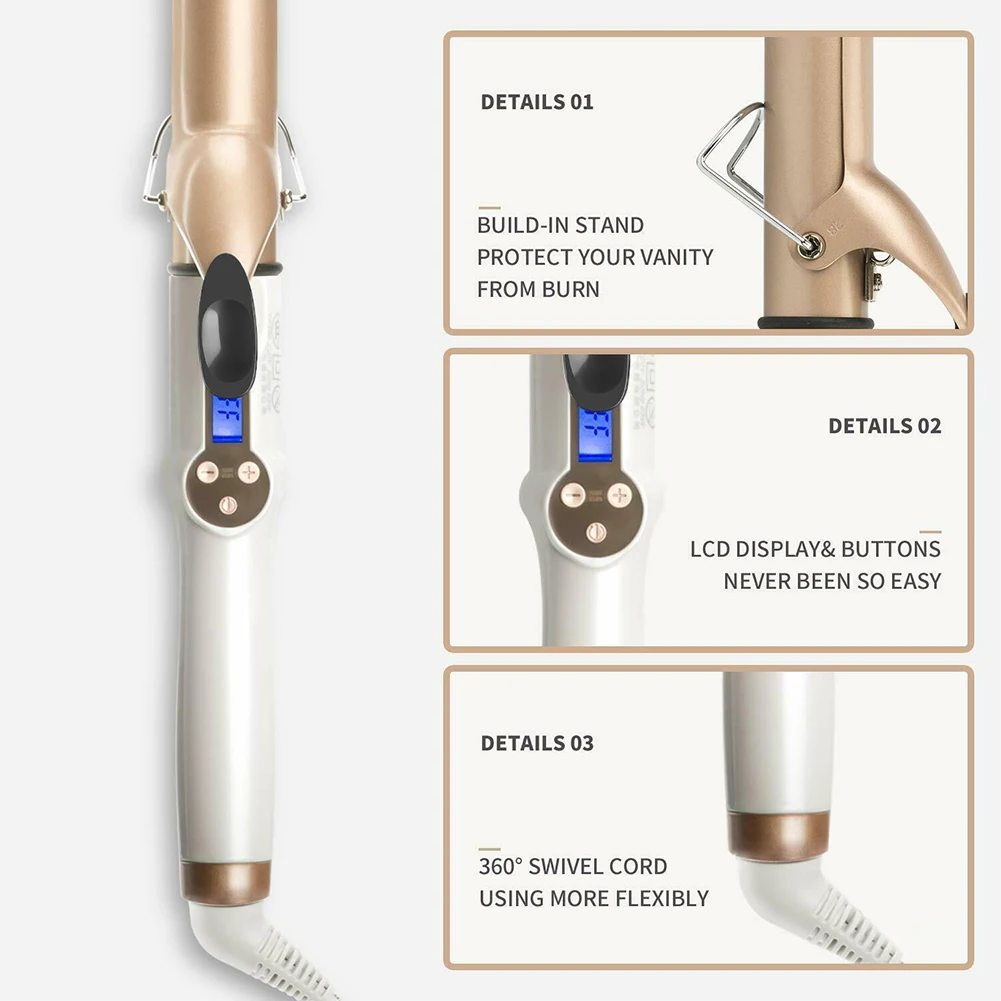 Professional Hair Tools Ceramic Barrel Hair Curlers Curling Iron For Iron Curling Wands Waver Styling Appliances