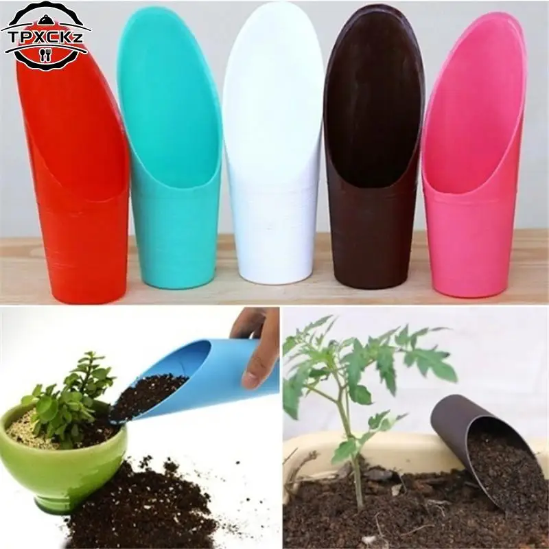 Soil Plastic Spade Shovel Cup Succulent DIY Bonsai Plant Helper Garden Tool 1Pc succulent shovel