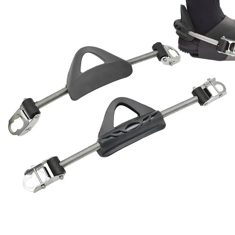 

Diving Fin Strap 1Pair Stainless Steel Spring Fin Straps Spring Strap Assembly Buckle Accessories Dive Gear For Snorkeling