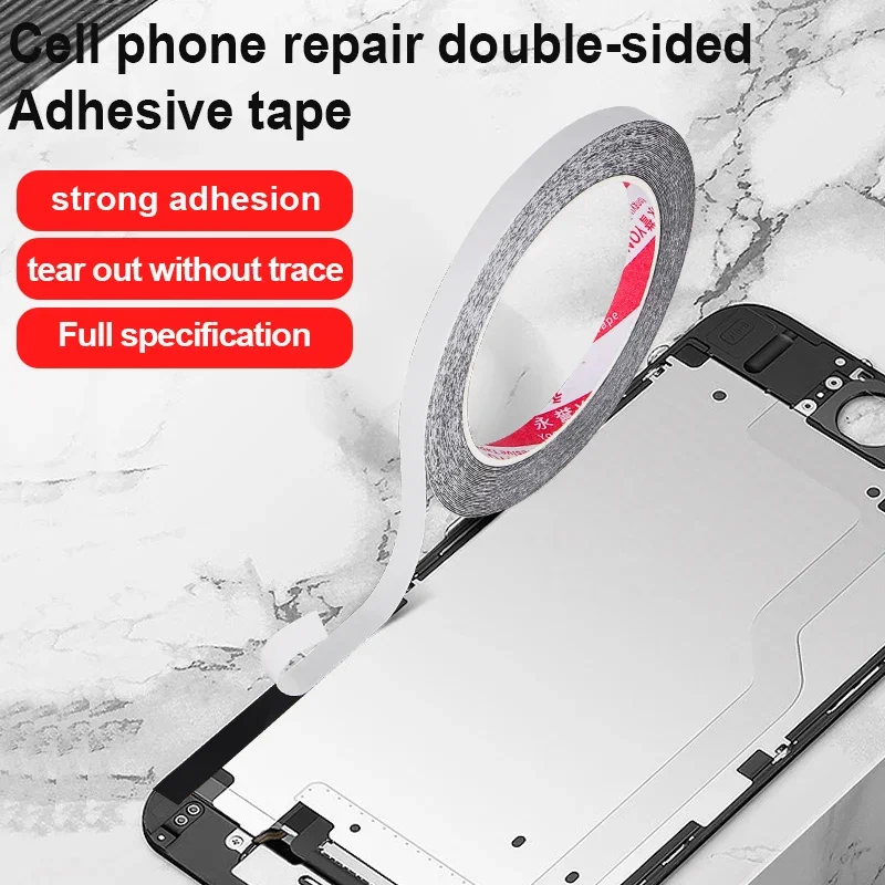 Double Sided Layer Adhesive Tape Width 2-100mm 10m Long for Smart phone Tablet iPad Camera Tablets LCD Screen Repair double sided tape