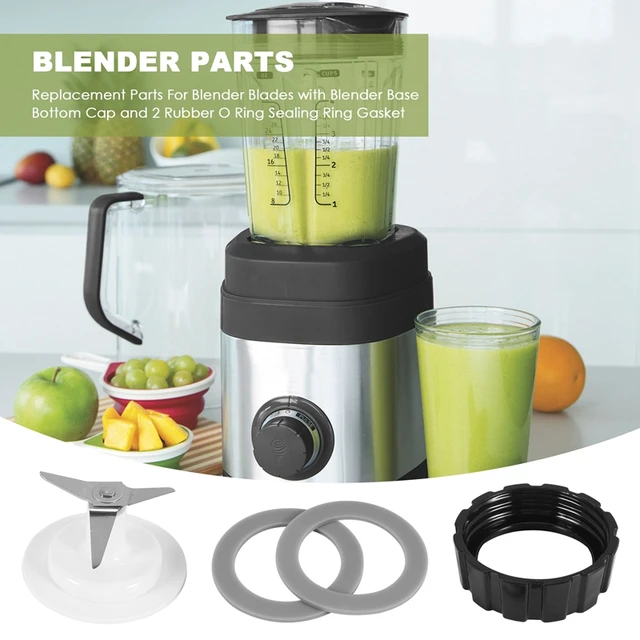 Replacement Parts For Hamilton Beach Blender Blades With Blender Base  Bottom Cap And 2 Rubber O Ring Sealing Ring Gasket - AliExpress
