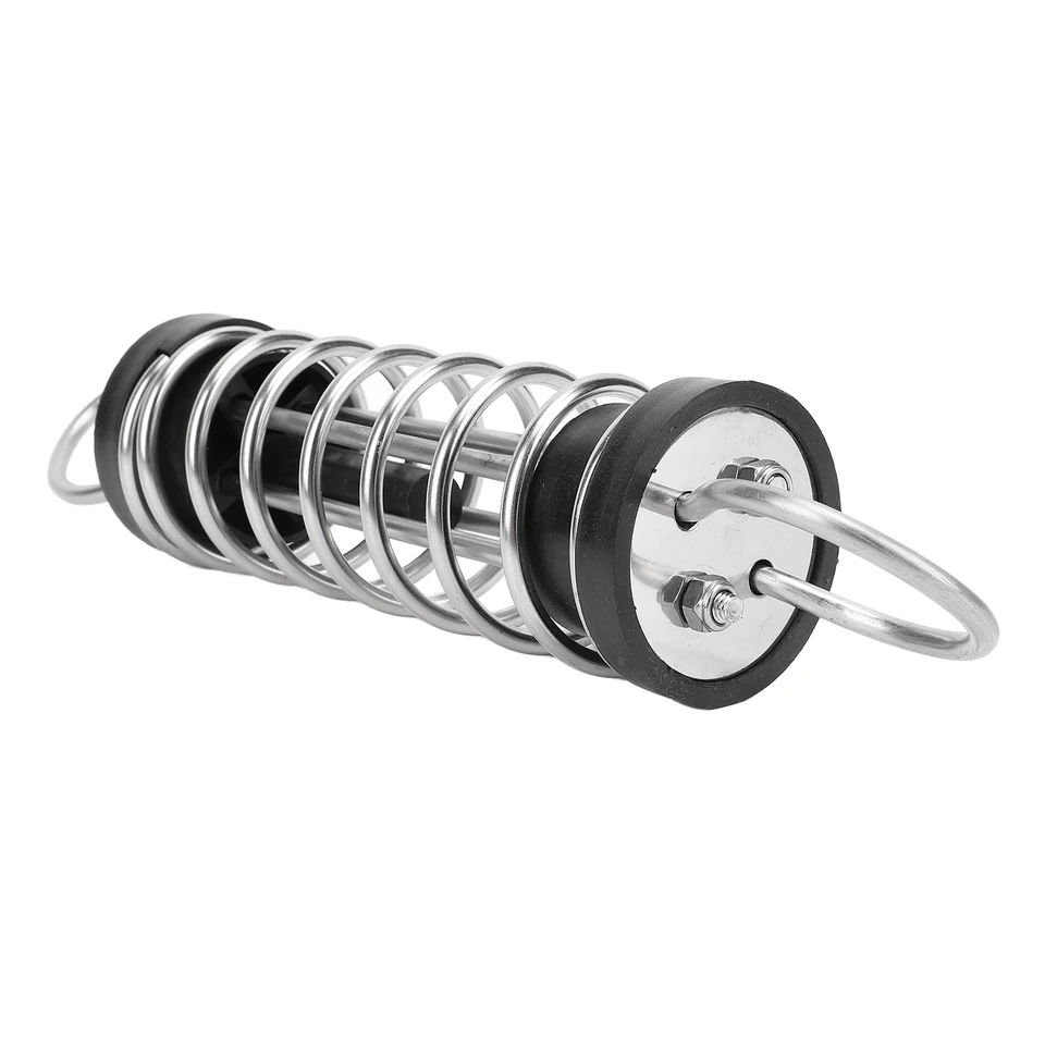 Lot De 5 Ressorts D'amarrage Bateau 270 Mm - Acier Inoxydable 316, Absorption Des Chocs Pour Yacht Et Quai