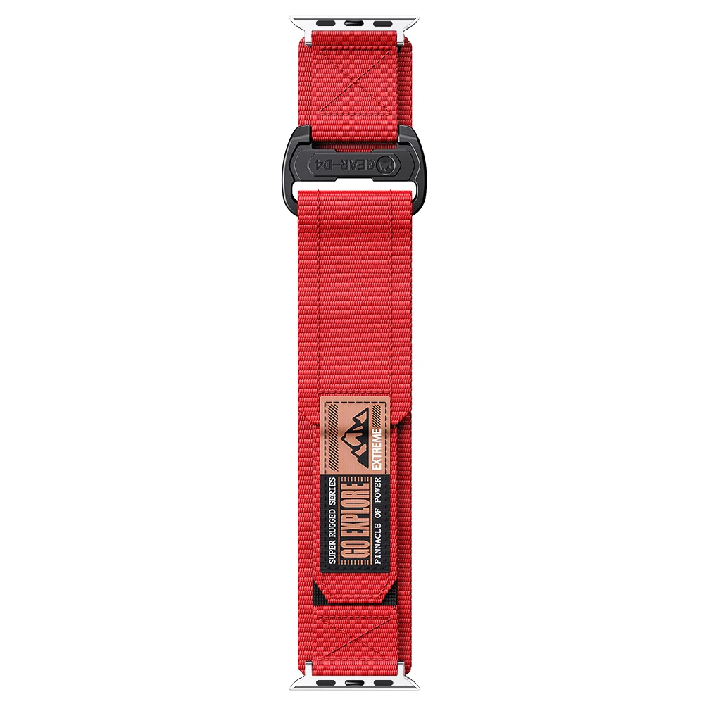 حزام نايلون فيلكرو لساعة Apple Watch – متوافق مع U...