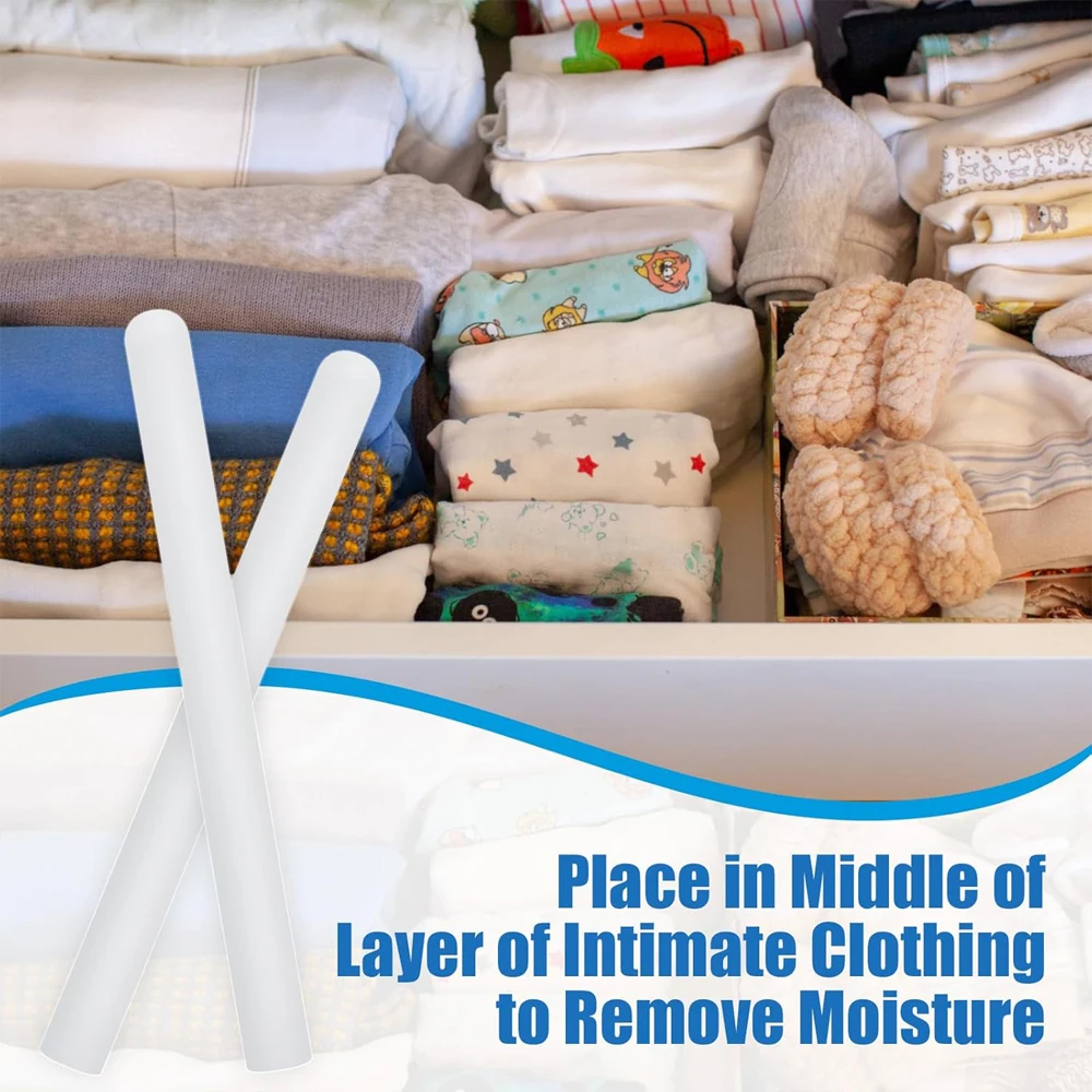 Drying Rod Stick Diatomite Moisture Absorbing Stick Clean Water Absorption Rod Diatomite Earth Desiccant For Laundry