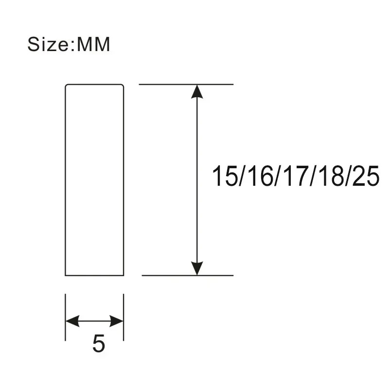24Pcs Humbucker Magnet Alnico 5/3/2 Electric Guitar Pickup Polepiece Slug Alnico Pole Slug Rods 5*15/16/17/18/25MM