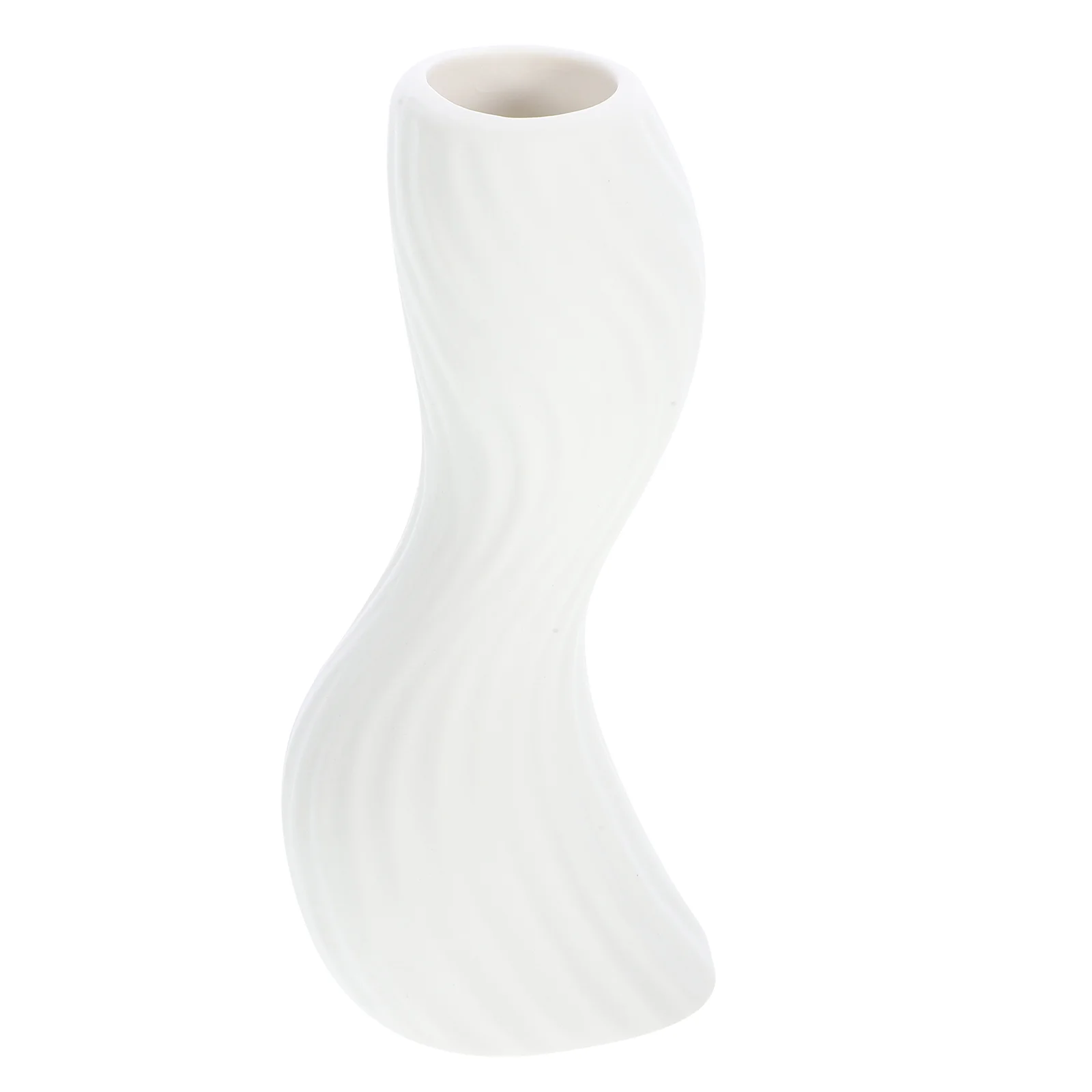 

Ceramic Vase Rustic Special-shaped Vase Decorative Vase for Table Bookshelf