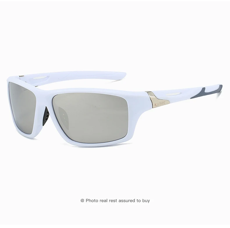 Karos Polarisierte Sonnenbrille für Männer und Frauen, UV400-Schutzbrille, leicht, Fahren, Radfahren, Angeln, quadratisch, modische Sonnenbrille – Detail 18