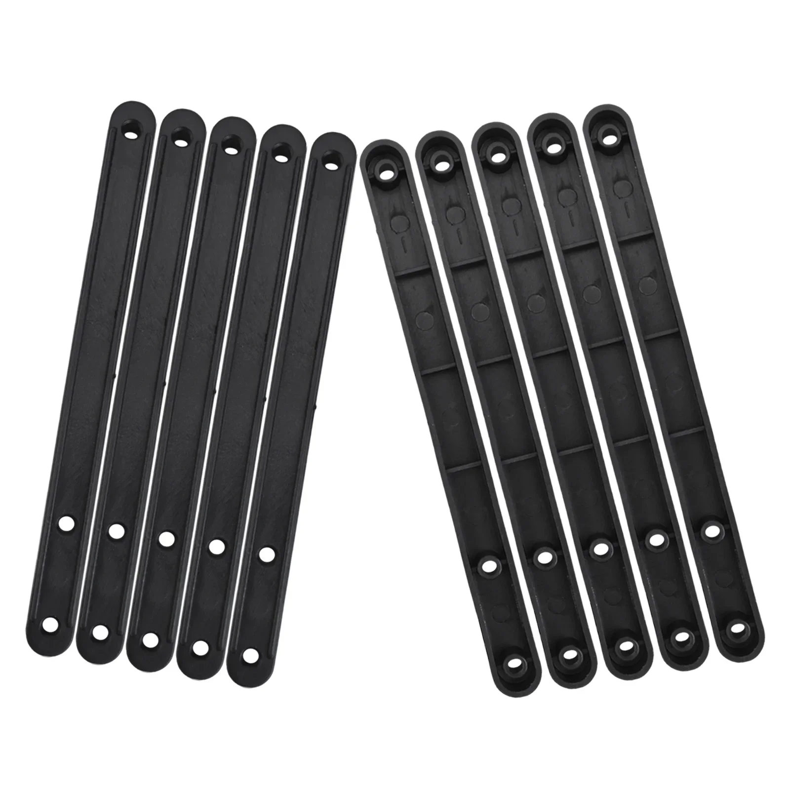 10-Piece Set of Durable Plastic Drawer Slides with Color Options