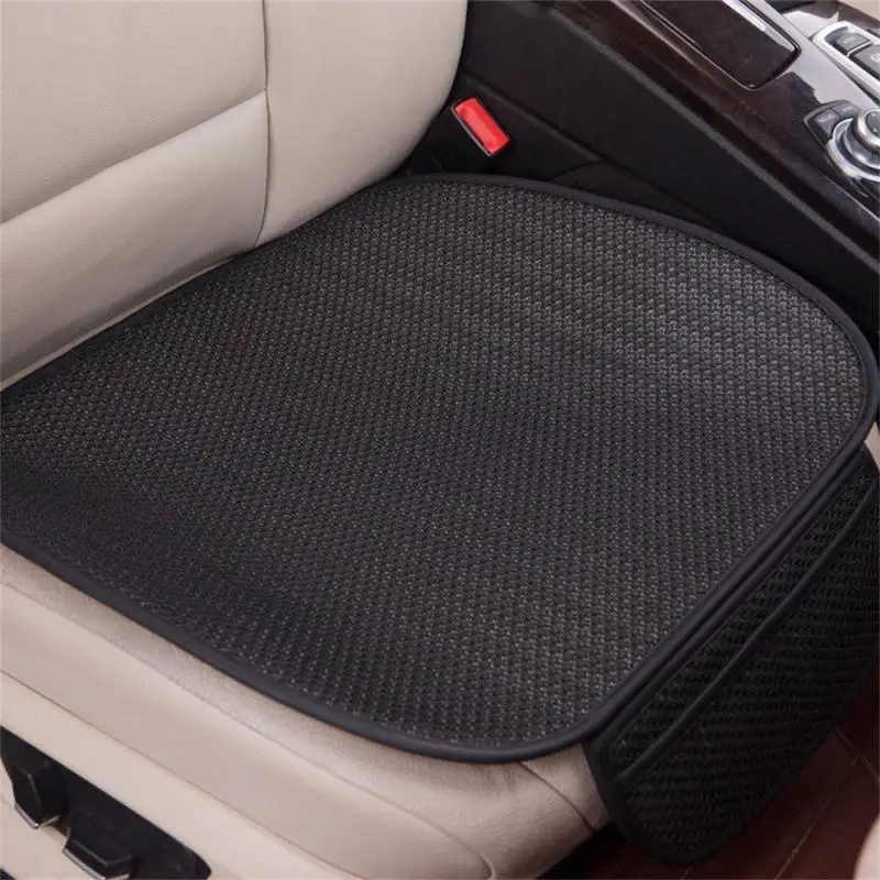 thumbnail image 1 of Cojín protector de asiento de coche de verano, transpirable, de seda de hielo, refrescante, con buena ventilación, funda para asiento delantero de coche, accesorios para coche, 1 of 5