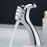 BAKALA ก๊อกน้ำอ่างล้างหน้าแบบด้ามจับเดี่ยว ก๊อกน้ำทองเหลืองแข็ง โครเมี่ยม สีทอง สีดำ สีขาว ก๊อกผสมอ่างล้างหน้าในห้องน้ำ 2