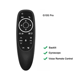 Backlit Wireless Air Mouse with Voice Control and Gyroscope (G10S PRO)