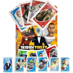 Anime - Themed Skibidi Toilet Board Game - Engaging and Entertaining Family Card Game (1 BOX)