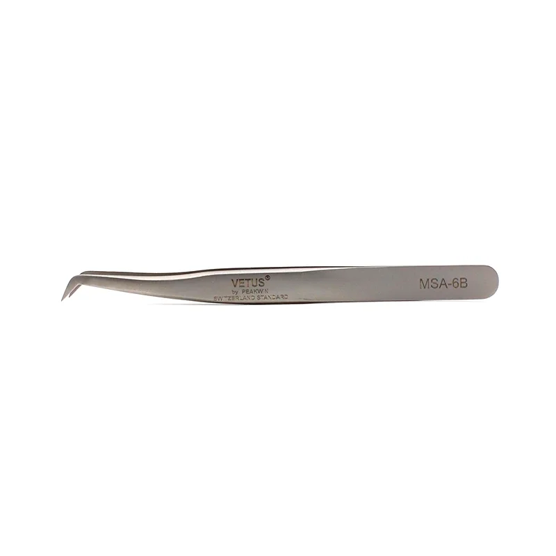 Eyelash Tweezers VETUS NEW MSA-6B Eyelash Tweezer 3D/6D Volume Eyelash Extension Blooming Tweezers Fan Lash Tweezer