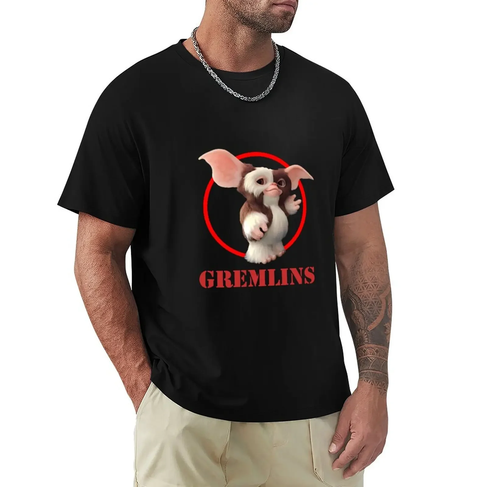 

Gizmo Gremlins - Gizmo Mogwai - Gizmo T-shirt anime clothes oversized men graphic t shirts