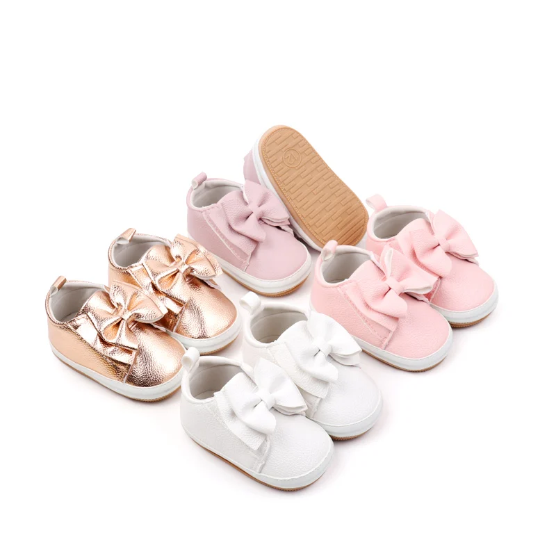 Baby Girl Shoes Soft PU for 0-9-18 Months Toddler Prewalking Outdoor Beautiful Cute Butterfly Bowknot BXC4143 baby shoes,soft sole shoes