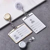 Employee Aluminium Alloy Plastic Credit Card  ID Card Cover Case Work Identity Badge Card Cover Bag Women Men Work Card Holders 1